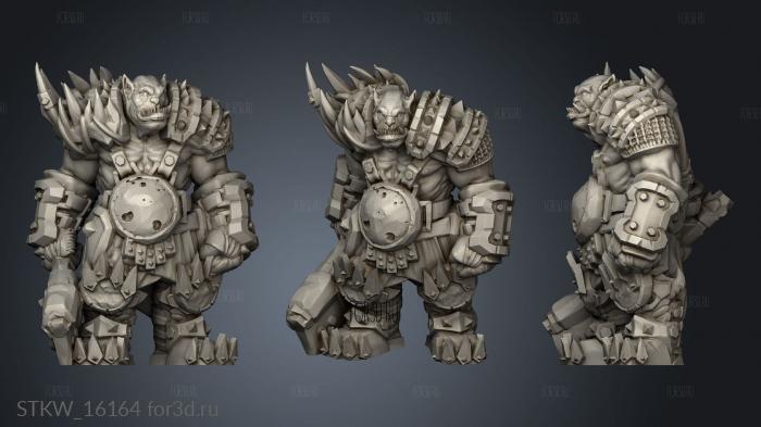 Orc Grunts stl model for CNC