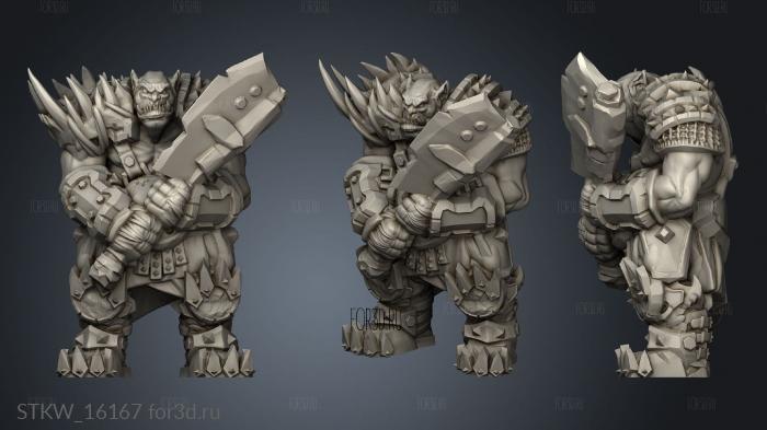 Orc Grunts stl model for CNC