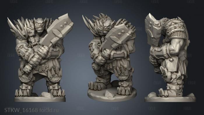 Orc Grunts stl model for CNC