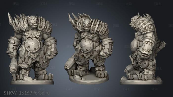 Orc Grunts stl model for CNC