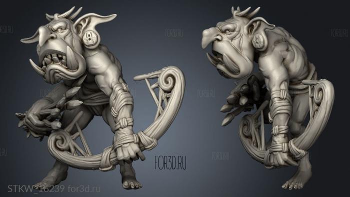 Silvan Goblin Archer 3d stl модель для ЧПУ