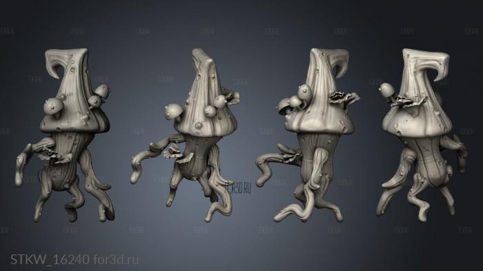 Fungus Dryad stl model for CNC