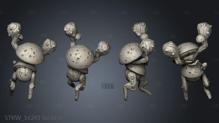 Fungus Dryad stl model for CNC