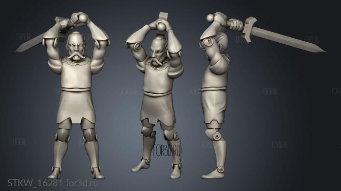 Heavy infantry 3d stl модель для ЧПУ