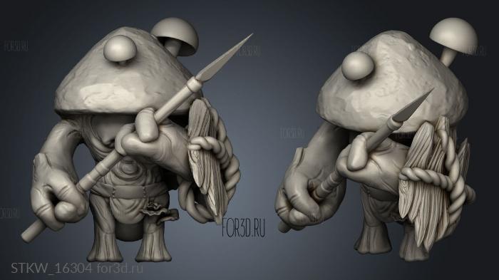 Mushroom 3d stl модель для ЧПУ