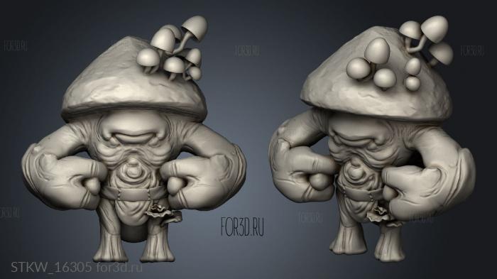 Mushroom 3d stl модель для ЧПУ