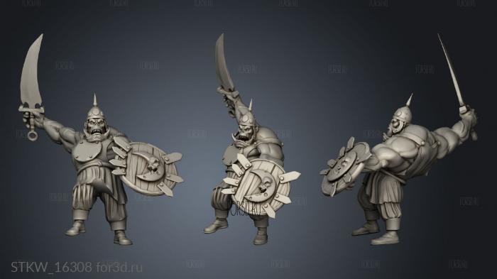 Orc Warrior 3d stl модель для ЧПУ