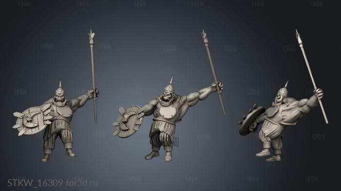 Orc Warrior 3d stl модель для ЧПУ