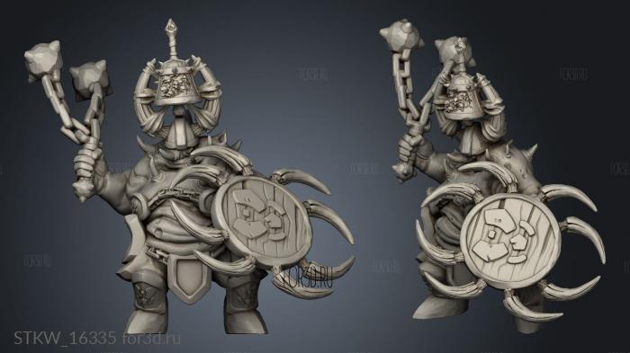 Rotten Warriors stl model for CNC