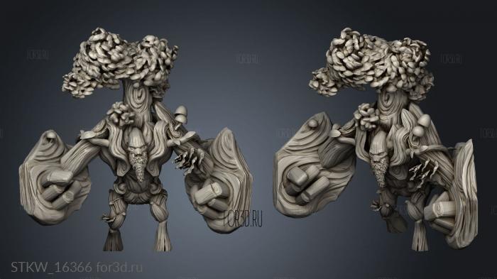 Treeman 3d stl модель для ЧПУ