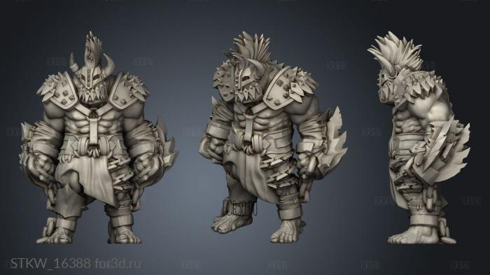 Orc Gladiator Base 3d stl модель для ЧПУ