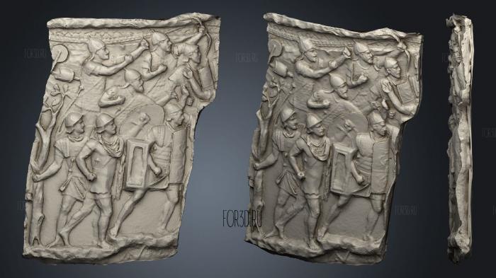 Palmyrene Soldiers in Roman Ranks Trajan Column 3d stl модель для ЧПУ