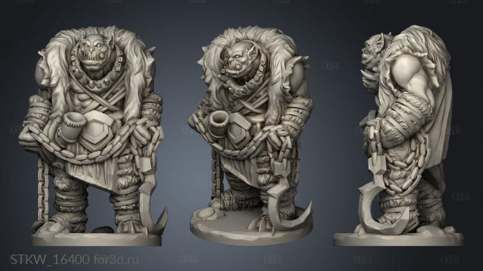 Orc Tracker stl model for CNC