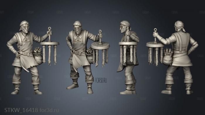 Orc Abbey Monks Candlemaker Candle Maker 3d stl модель для ЧПУ