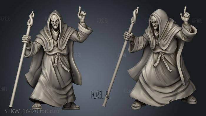 Orc Abbey Monks Candlemaker Monk Jorge 3d stl модель для ЧПУ