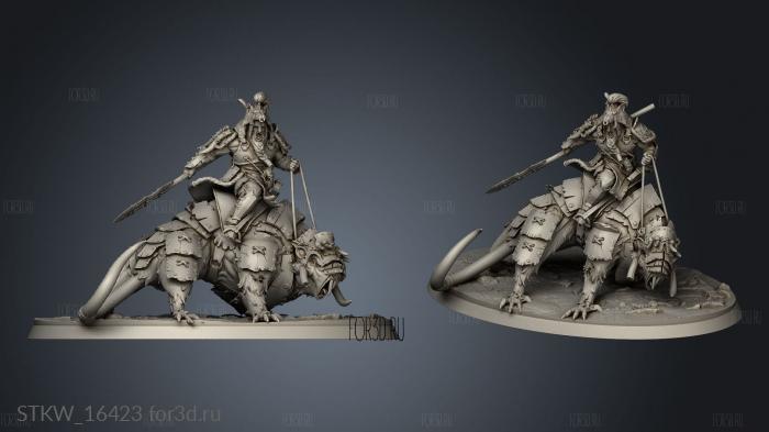 Orc Warchief 3d stl модель для ЧПУ