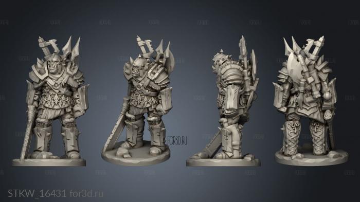 Orc Weapons Master stl model for CNC