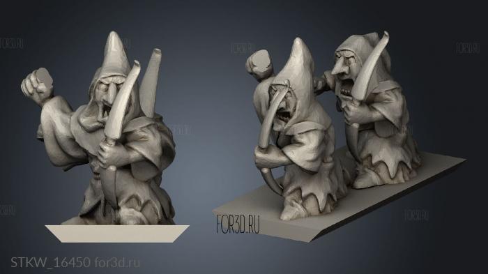 orc Archers stl model for CNC