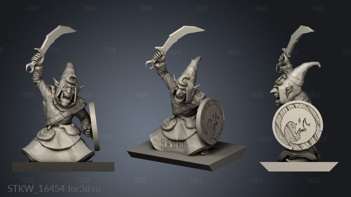 orc Characters gobbo leader 3d stl модель для ЧПУ