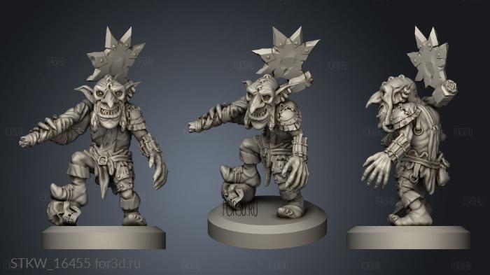 orc Characters gobbo minor hero 3d stl модель для ЧПУ