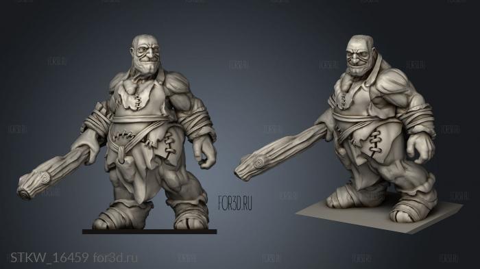 orc Giant stl model for CNC