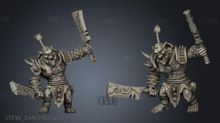 Orcs jackal stl model for CNC