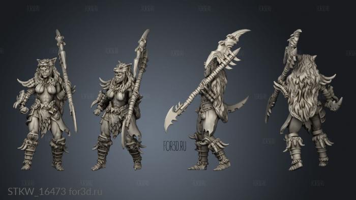 Orcsc female stl model for CNC