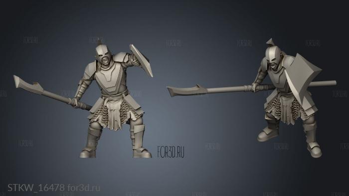 Orcs Spears stl model for CNC