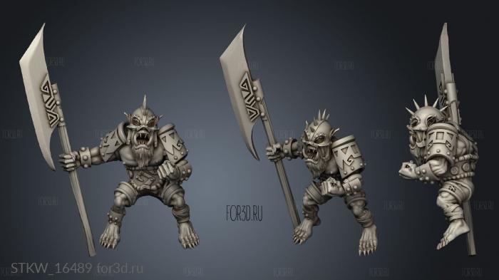 Orcs Tatan stl model for CNC