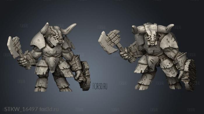 Minotaur Duncan Shadow 3d stl модель для ЧПУ