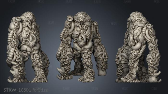 Organ Golem stl model for CNC