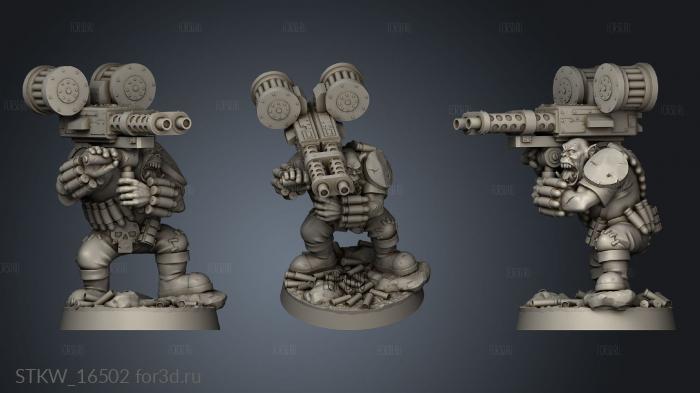 Ork Big Shoota 3d stl модель для ЧПУ