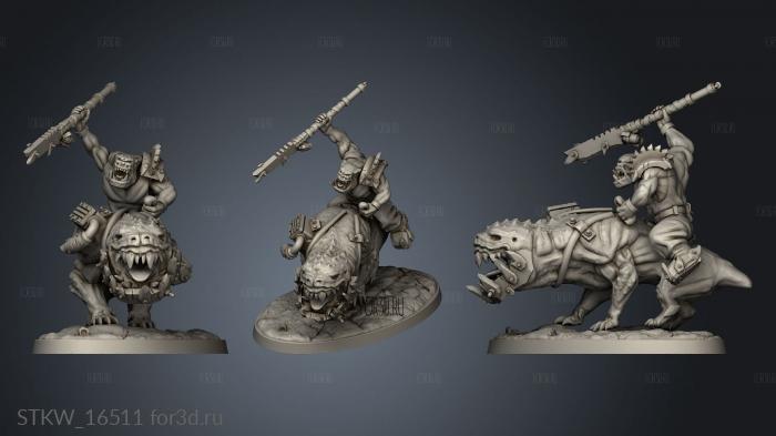 Ork Squig 3d stl модель для ЧПУ