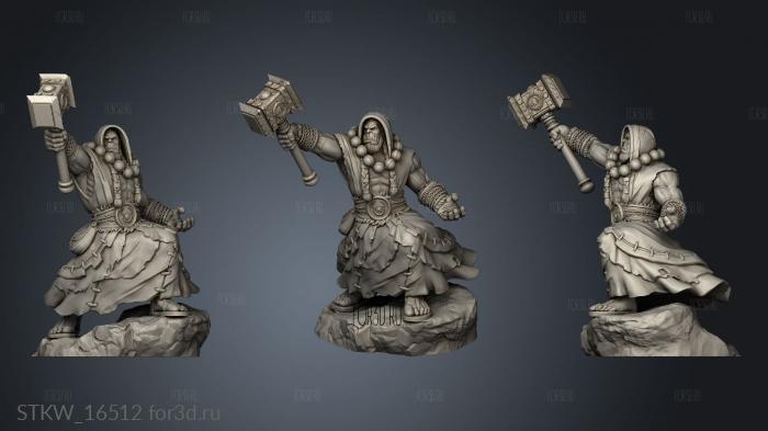 Orc Warchief 3d stl модель для ЧПУ