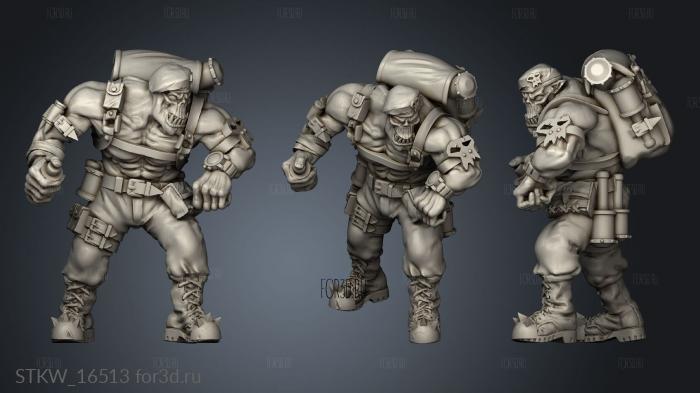 Ork Kommando 3d stl модель для ЧПУ