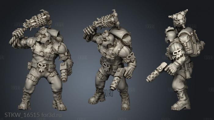 Ork Kommando 3d stl модель для ЧПУ