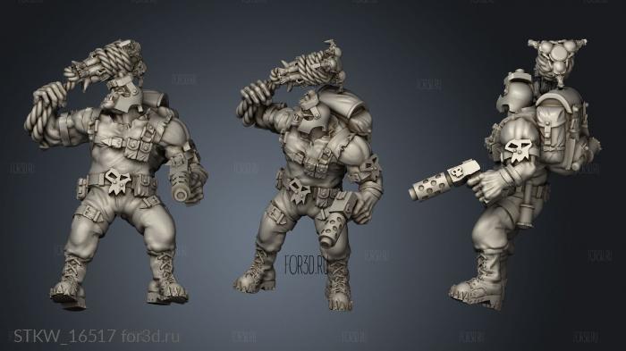 Ork Kommando 3d stl модель для ЧПУ