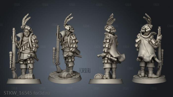 Otto Von Schrute ARQUEBUS HOLDER 3d stl модель для ЧПУ