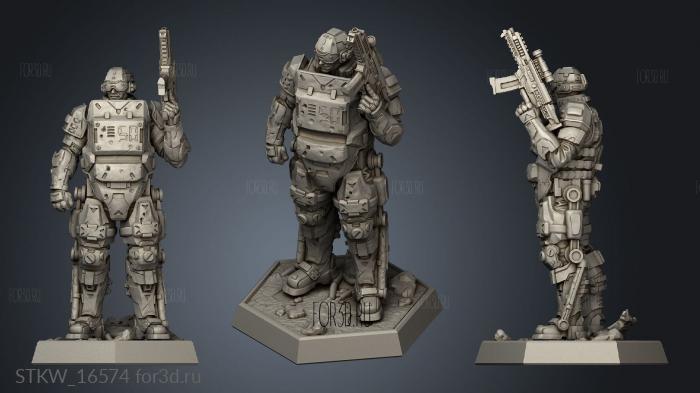 Crisis Riot Police stl model for CNC