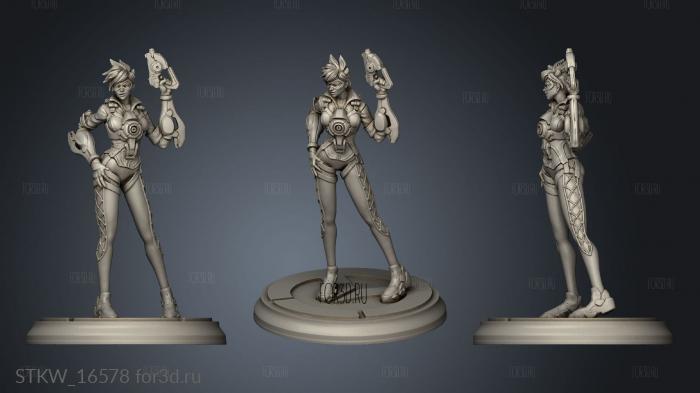 overwatch 3d stl модель для ЧПУ