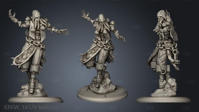 overwatch cthulhu zenyatta character 3d stl модель для ЧПУ