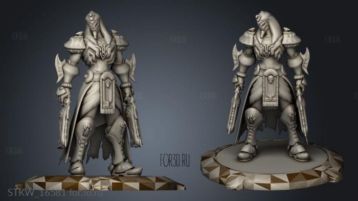 Overwatch Reaper Ancient King 3d stl модель для ЧПУ