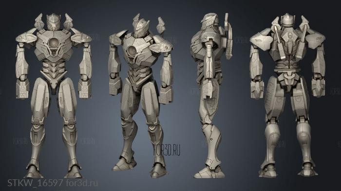 Pacific Rim Gipsy Avenger 3d stl модель для ЧПУ