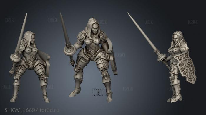 Paladin 3d stl модель для ЧПУ