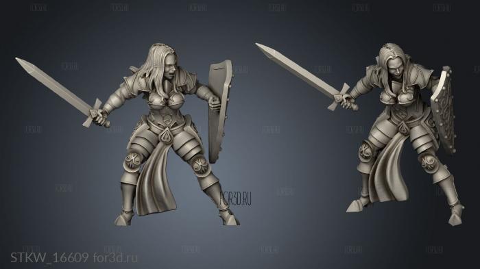 Paladin 3d stl модель для ЧПУ