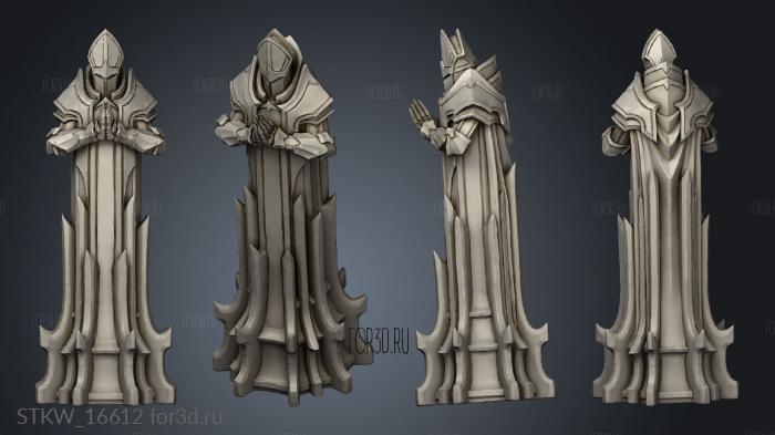 Paladin Chess White bi 3d stl модель для ЧПУ