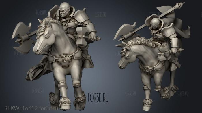 Paladin Mantello stl model for CNC