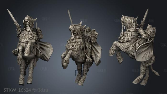 paladins Grand Prtre Ferdinand du Lion Argent stl model for CNC