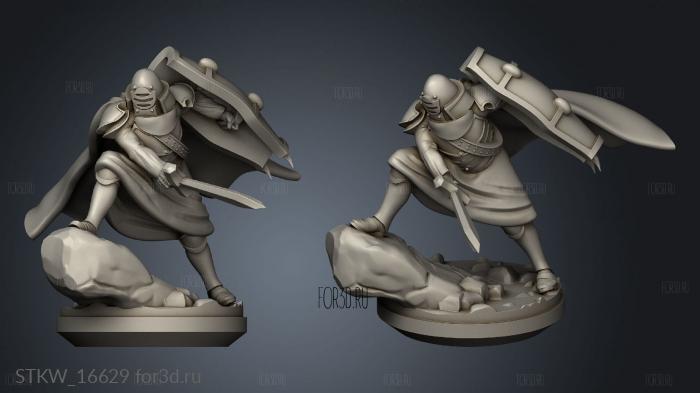 Paladins Musketmen Tito stl model for CNC