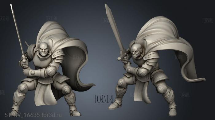 paladin 3d stl модель для ЧПУ